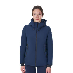Waterdicht damesjack Equestro x FISE Marineblazer Marineblauw Waterdicht damesjack Equestro x FISE Marineblazer Marineblauw