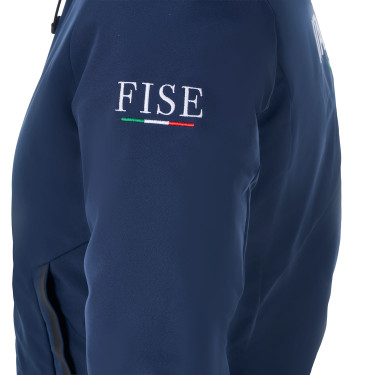 Blouson imperméable femme Equestro x FISE Marine blazer Bleu marine