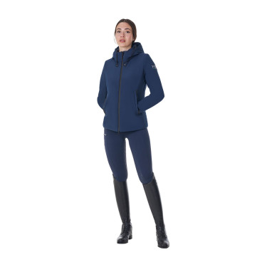 Blouson imperméable femme Equestro x FISE Marine blazer Bleu marine