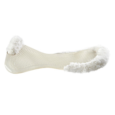 Antislip gel pad met lamsvacht voor paardrijzadel | Acavallo Antislip gel pad met lamsvacht voor paardrijzadel | Acavallo