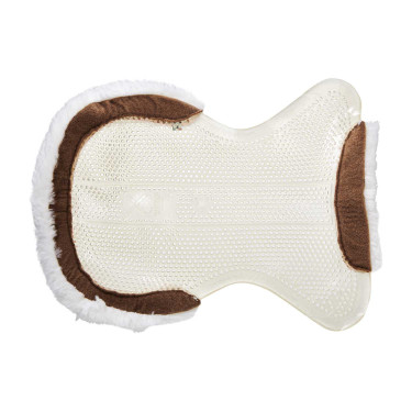 Antislip gel pad met lamsvacht voor paardrijzadel | Acavallo Antislip gel pad met lamsvacht voor paardrijzadel | Acavallo