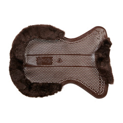 Acavallo Gel NS-S Classic-S vlak uitgesneden schokdemper Bruin / bruin schaap Acavallo Gel NS-S Classic-S vlak uitgesneden schokdemper Bruin / bruin schaap
