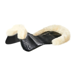 Amortisseur Acavallo Gel NS-S Classic-S découpé plat Noir / mouton naturel