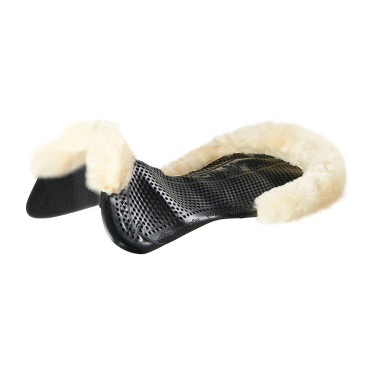 Amortisseur Acavallo Gel NS-S Classic-S découpé plat Noir / mouton naturel