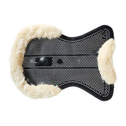 Amortisseur Acavallo Gel NS-S Classic-S découpé plat Noir / mouton naturel