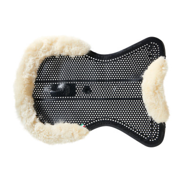 Amortisseur Acavallo Gel NS-S Classic-S découpé plat Noir / mouton naturel