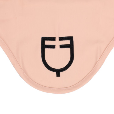 Bonnet anti-mouches Equestro cube stretch technical avec logo Rose caméo
