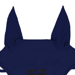 Equestro vliegenmuts Cube stretch technical met logo Marine Marineblauw