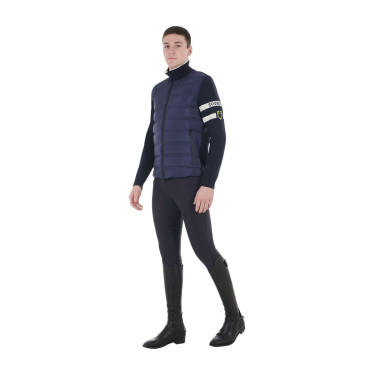 Equestro herenjas van nylon en tricot met ritssluiting Marineblazer Marineblauw