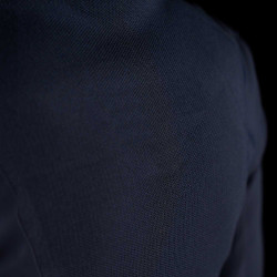 Veste de concours femme Equestro Ridertechnology avec coutures thermosoudées Marine Bleu marine