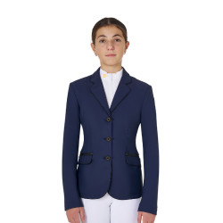 Veste de concours Equestro fille en tissu technique Marine blazer Bleu marine Veste de concours Equestro fille en tissu technique Marine blazer Bleu marine
