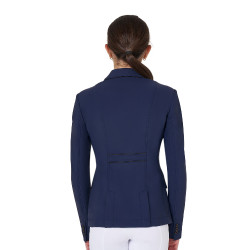 Veste de concours Equestro fille en tissu technique Marine blazer Bleu marine Veste de concours Equestro fille en tissu technique Marine blazer Bleu marine