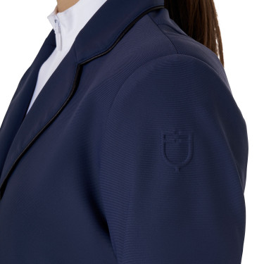 Veste de concours Equestro fille en tissu technique Marine blazer Bleu marine Veste de concours Equestro fille en tissu technique Marine blazer Bleu marine