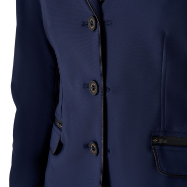Veste de concours Equestro fille en tissu technique Marine blazer Bleu marine Veste de concours Equestro fille en tissu technique Marine blazer Bleu marine