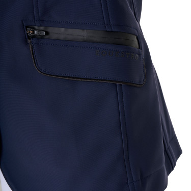 Veste de concours Equestro fille en tissu technique Marine blazer Bleu marine Veste de concours Equestro fille en tissu technique Marine blazer Bleu marine