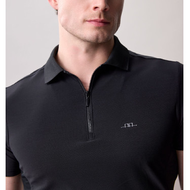 Herenshirt Horseware Mattia met korte mouwen voor training Zwart Herenshirt Horseware Mattia met korte mouwen voor training Zwart