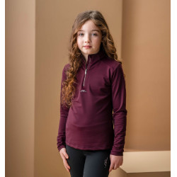 T-shirt anti-uv Horseware Sifia manches longues enfant Primatova Violet
