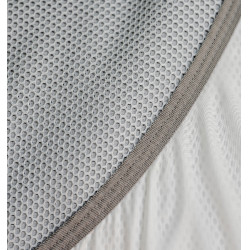 Chemise filet séchante AirNet Amigo Bleu chiné / gris titanium / argent