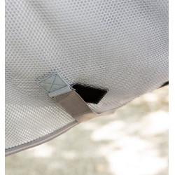 Chemise filet séchante AirNet Amigo Bleu chiné / gris titanium / argent