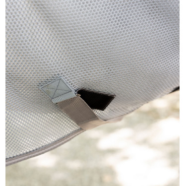 Chemise filet séchante AirNet Amigo Bleu chiné / gris titanium / argent