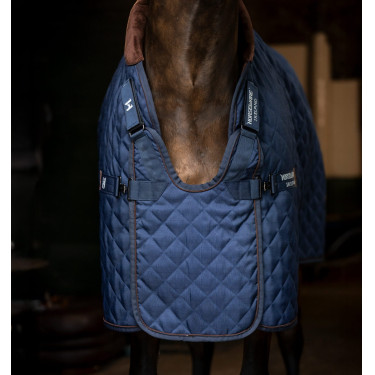 Staldeken Signature 200 g Horseware Marine / bruin / zilver Marineblauw Staldeken Signature 200 g Horseware Marine / bruin / zilver Marineblauw