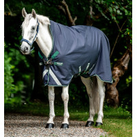 Couverture d'extérieur Rambo 1680D Wug 200g high neck Marine / vert chasseur / argent Bleu marine