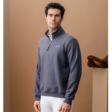 Heren paardrijsweater 1/4-rits AA Gabriel Horseware