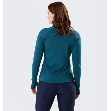 Polo 1/4 Zip Horseware hiver Strive femme Vert dynastie Polo 1/4 Zip Horseware hiver Strive femme Vert dynastie