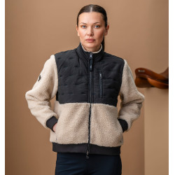 Polaire Horseware AA Lorenza zip femme Sable / noir Jaune Polaire Horseware AA Lorenza zip femme Sable / noir Jaune