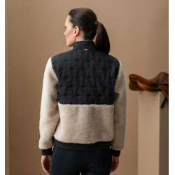 Polaire Horseware AA Lorenza zip femme Sable / noir Jaune Polaire Horseware AA Lorenza zip femme Sable / noir Jaune