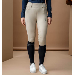 Horseware Hybrid-broek met kunstleren zitvlak AA Fina dames Beige