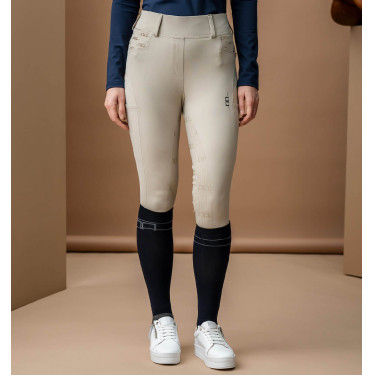 Pantalon Hybrid Horseware fond de peau AA Fina femme Beige