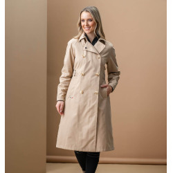 Manteau Trench d'équitation Horseware AA Isabella femme Sable Beige Manteau Trench d'équitation Horseware AA Isabella femme Sable Beige
