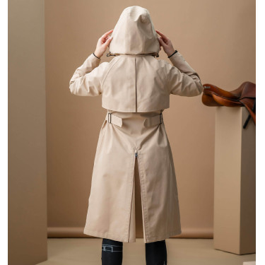 Paardenrij trenchcoat Horseware AA Isabella dames Zandkleurig Beige