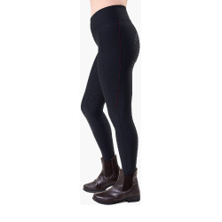 Dames winterlegging Optifit Horseware met full grip Zwart