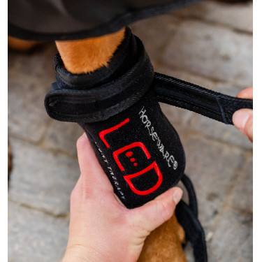 Guêtre LED thérapie pour chien – matériel d’équitation Guêtre LED thérapie pour chien – matériel d’équitation