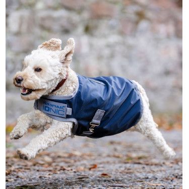 Couverture thérapeutique pour chien Horseware Ionic 50g Bleu impérial / argent & marine