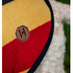 Couverture polaire Horseware Newmarket pour chien Or blanc
