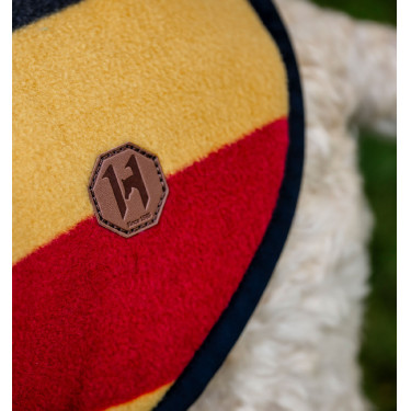 Couverture polaire Horseware Newmarket pour chien Or blanc
