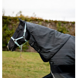 Couverture Horseware Amigo 1200D FieldSafe Reflectech Plus Turnout 100g Noir / noir réfléchissant