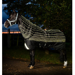 Horseware Amigo 1200D FieldSafe Reflectech Plus Turnout 0g deken Zwart / zwart reflecterend