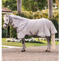 Chemise Anti-Mouches Pour Poney Amigo® Bug Rug Plus Argent / gris titanium / argent