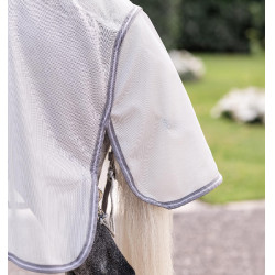Chemise Anti-Mouches Pour Poney Amigo® Bug Rug Plus Argent / gris titanium / argent