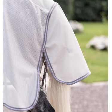Chemise Anti-Mouches Pour Poney Amigo® Bug Rug Plus Argent / gris titanium / argent