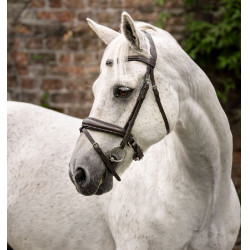 Ponyhoofdstel Horseware Cavesson Bruin