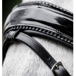 Hoofdstel Horseware Diamante Flash Zwart / zilver Hoofdstel Horseware Diamante Flash Zwart / zilver