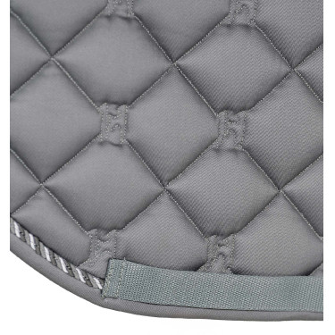 Tapis de selle Close Contact Horseware Newmarket Charbon de bois witney Gris