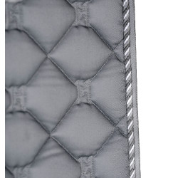 Tapis de selle Close Contact Horseware Newmarket Charbon de bois witney Gris