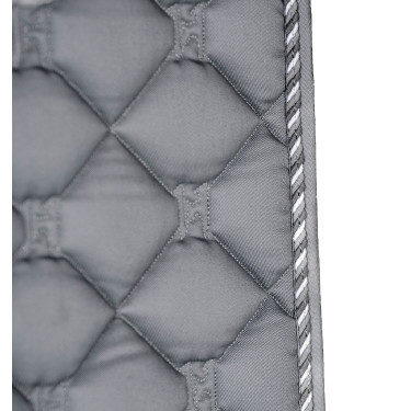 Tapis de selle Close Contact Horseware Newmarket Charbon de bois witney Gris