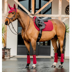 Tapis de selle Close Contact Amigo Horseware Mûre Bordeaux